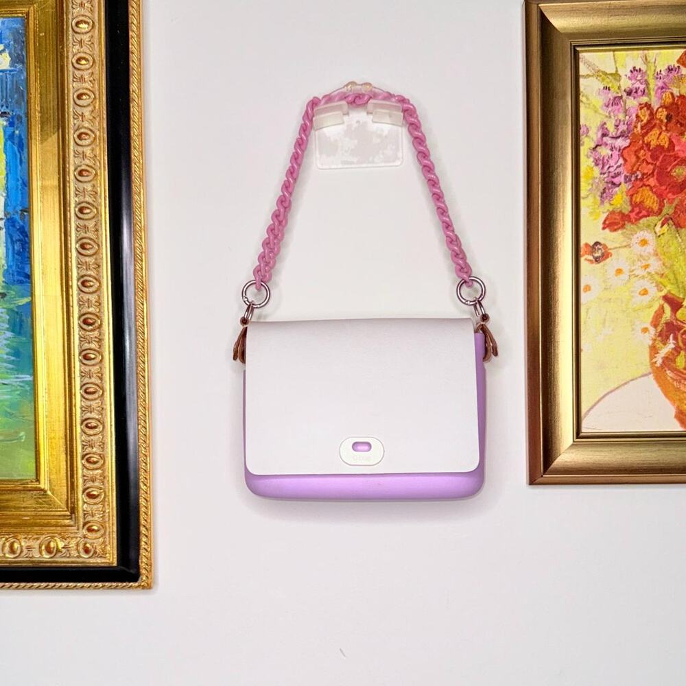 White and Purple Bag
